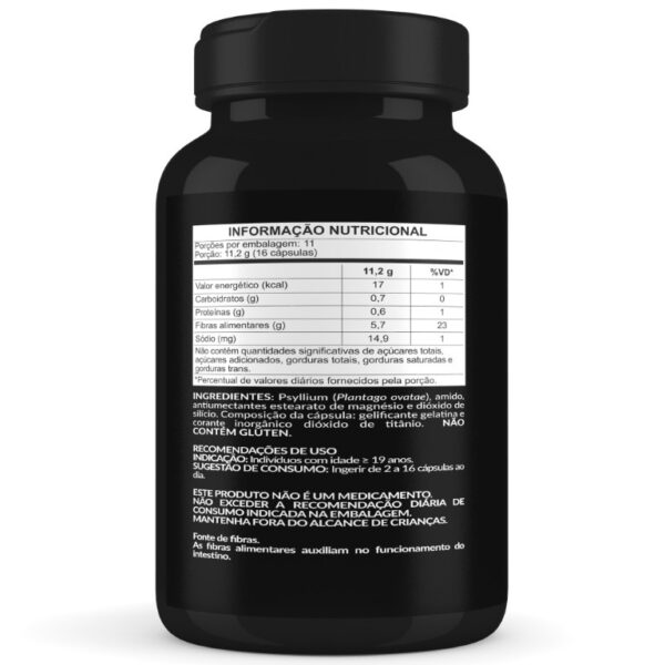 Psyllium Husk, Suplemento Alimentar de Psyllium em Cápsulas, 180 Cápsulas de 700 mg - Imagem 2